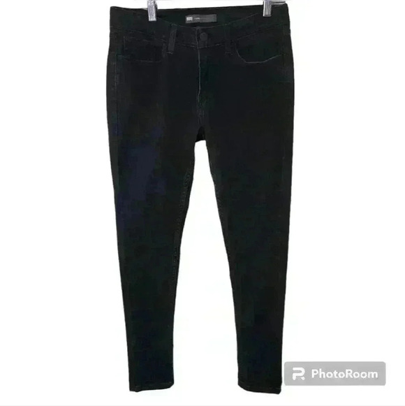 P5010 levi's black legging jegging skinny jeans size - Picture 1 of 6
